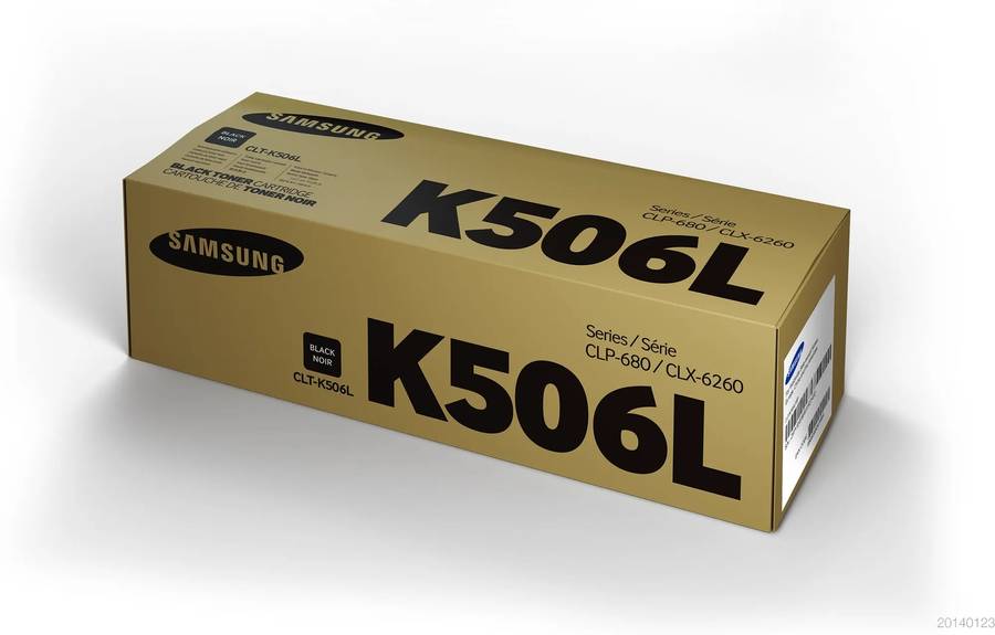 Samsung Clt:k506l H:yield Original Black Toner Cartridge For Clp:680nd:680dwclx:6260nd:6260fd:626...