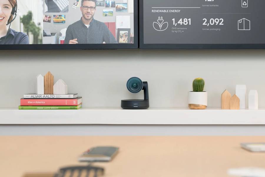 960-001227 - Logitech VC Rally Camera with Ultra-HD imaging system Smooth motorized pan tilt and ...