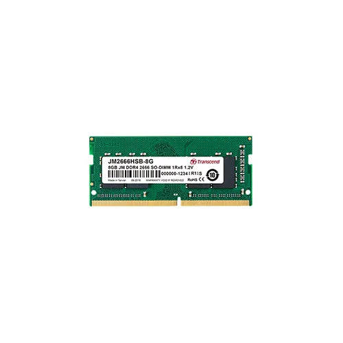 TRANSCEND 4GB DDR4 2666MHZ SO-DIMM 1RX8 512MX8 CL19 1.2V