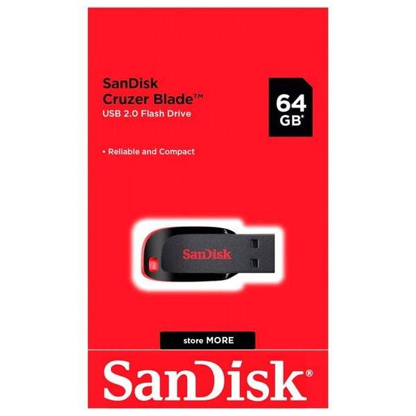 Sandisk Cruzer Blade 64GB USB-A Flash Drive