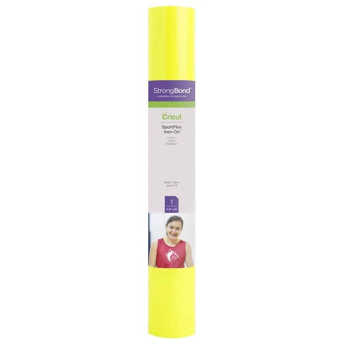 2004430 - Cricut Sportflex Iron-On 29X60cm (Bright Yellow)