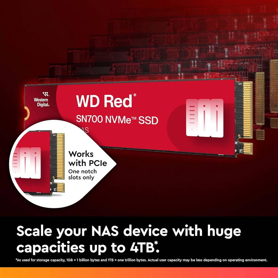WD Red SN700 250GB NVME M.2 Internal SSD
