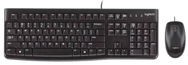 Logitech MK120 Black USB Keyboard & Mouse Combo