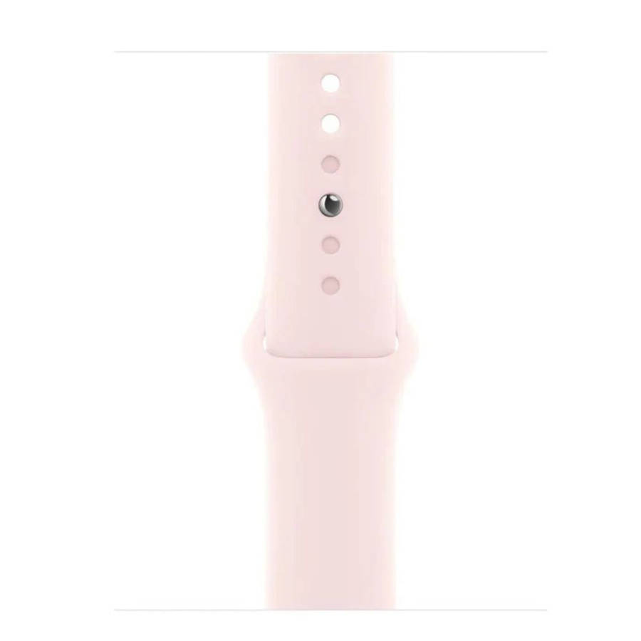 Apple 41mm Sport Band S/M  Light Pink (MT2Y3ZM/A), Durable Fluoroelastomer Strap for Apple Watch