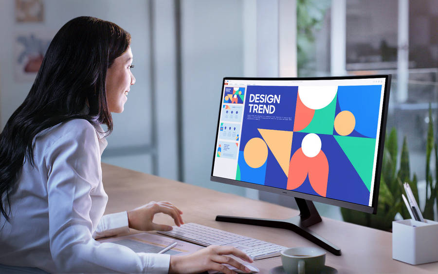 SAMSUNG LS32D390GA 32'' - (16:9) - FHD CURVED Monitor - 1920X1080; 1500R; 100Hz; 3000:1; 4(GTG)ms...