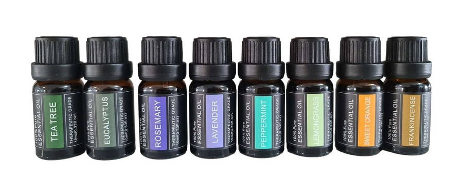 ESSENTIAL OIL 8 BOTTLES (B)