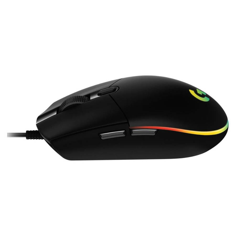 Logitech G102 USB Wired Gaming Mouse  8000 DPI Sensor, RGB Lighting, 6 Buttons  Black