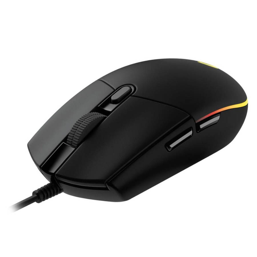 Logitech G102 USB Wired Gaming Mouse  8000 DPI Sensor, RGB Lighting, 6 Buttons  Black