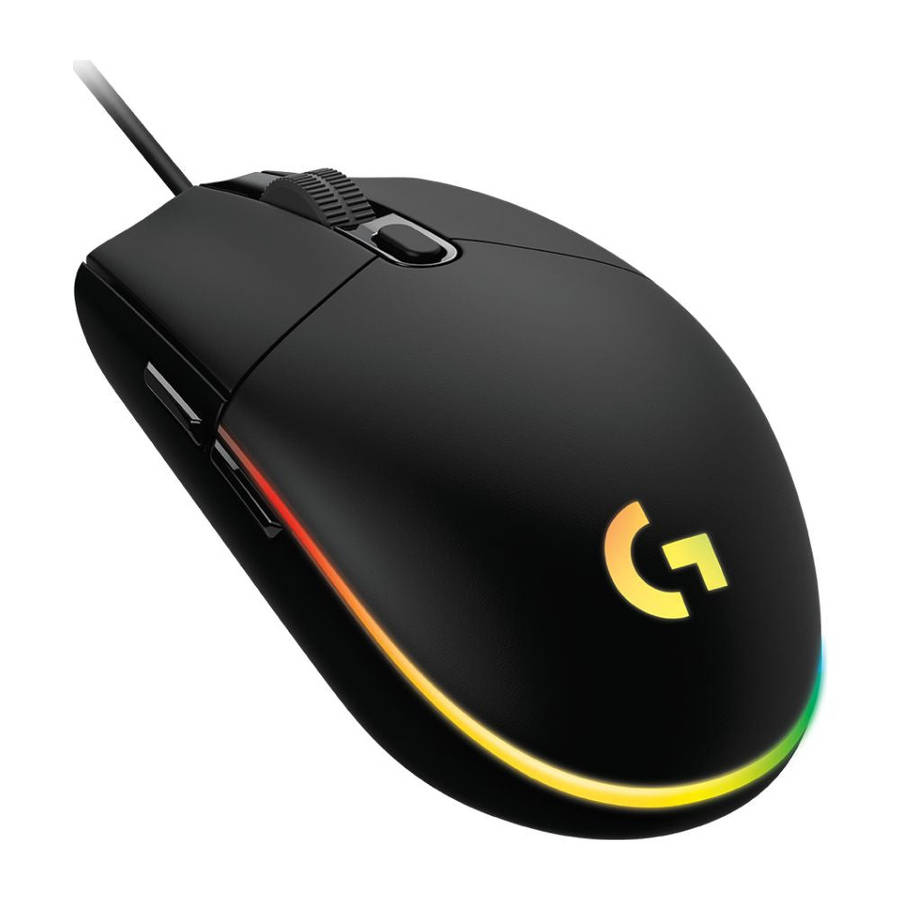 Logitech G102 USB Wired Gaming Mouse  8000 DPI Sensor, RGB Lighting, 6 Buttons  Black