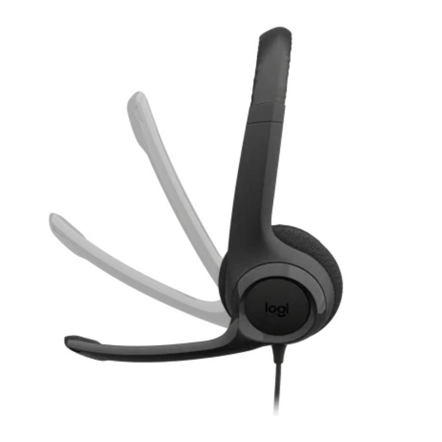 Logitech H390 USB Computer Headset  Noise-Cancelling Mic, Digital Stereo Sound, Adjustable Hea...