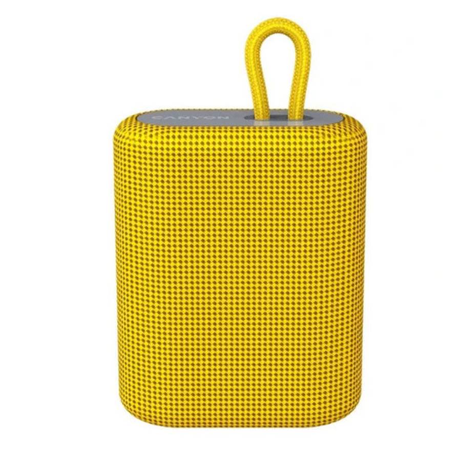 Canyon BSP-4 Yellow Bluetooth Speaker (CNE-CBTSP4Y)  5W Portable Wireless with Battery