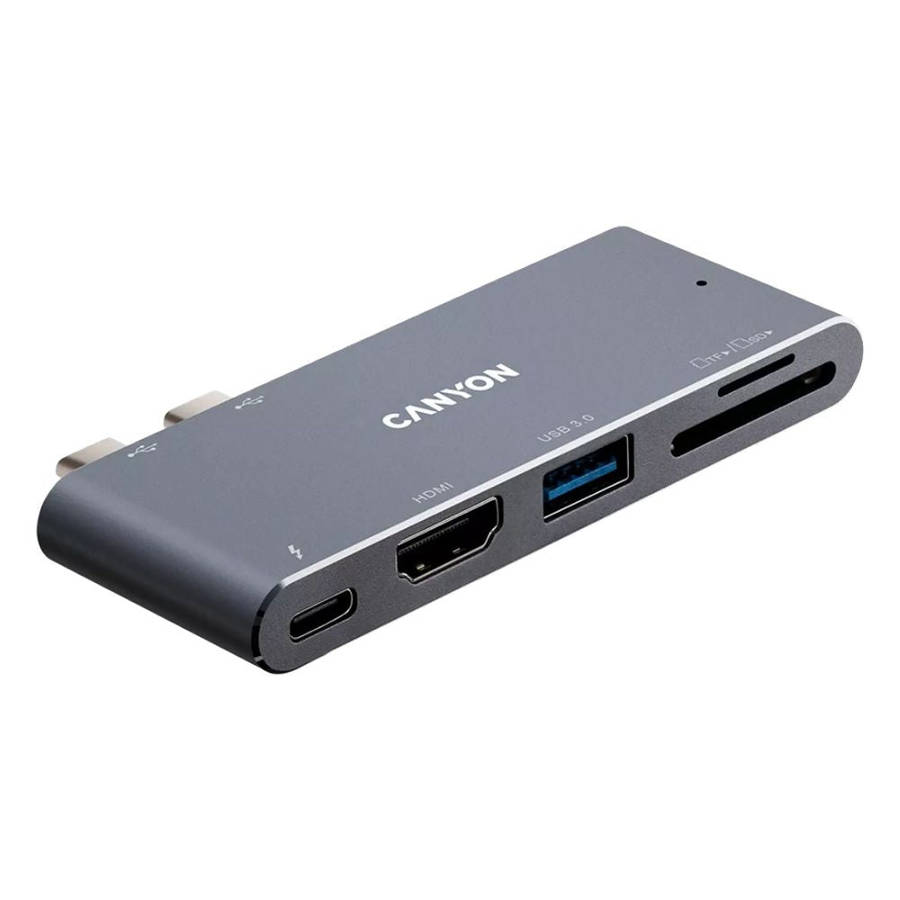 Canyon Thunderbolt 3 Docking Station 5-in-1 DS-5  High-Speed USB-C Hub with 4K HDMI, PD, SD & ...