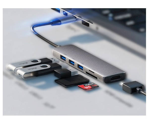 6 IN 1 USB-C HUB