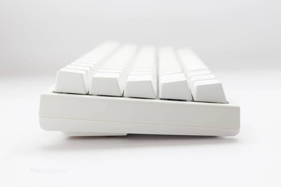 Ducky Keyboard One 2 Pro 60% Mechanical Keyboard; RGB; PBT Double Shot Keycaps - White- Cherry Bl...