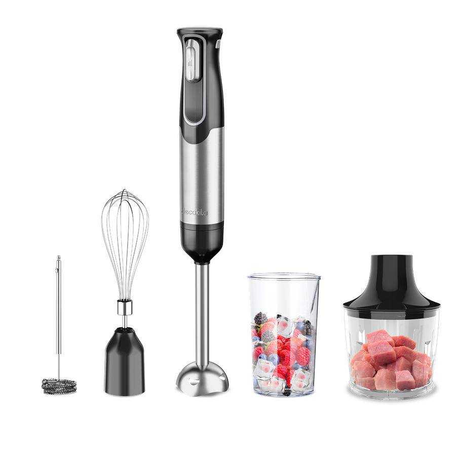 500ML CORDLESS HAND BLENDER 5IN1 SET BLACK