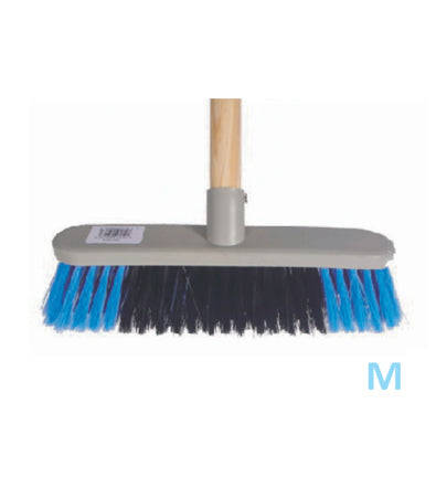 BUDGET PUSH-IN BROOM - PLASTIC HEAD