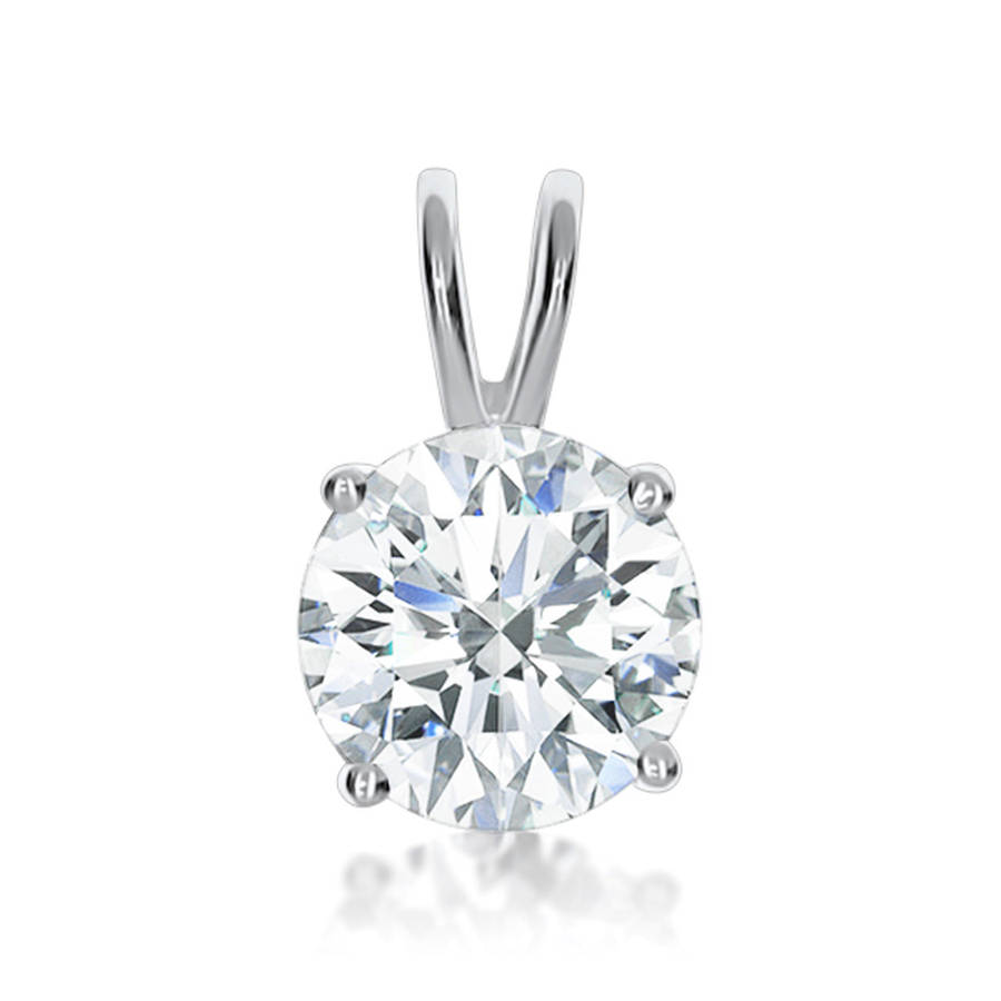1.6ct Round 4 Prong Solitaire Pendant