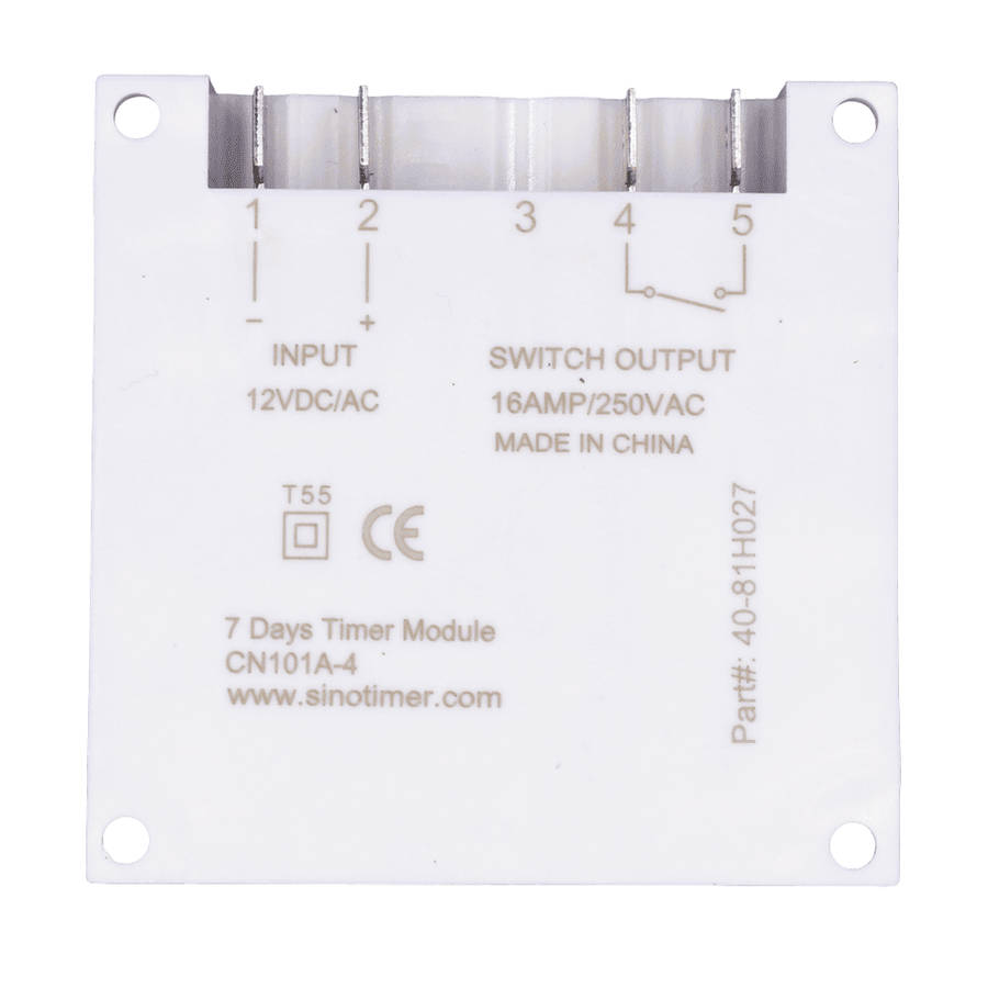 12V Digital Timer Switch (12V DC, 16 Schedules)