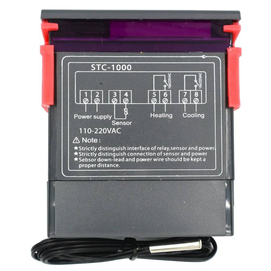 STC-1000 Digital Temperature Controller (220V AC, 2000W)
