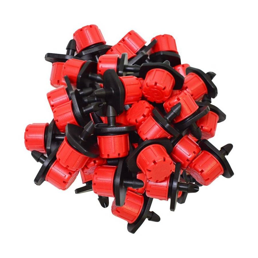 Drip Irrigation Sprinklers (adjustable 0-70L/h), 50 Pieces