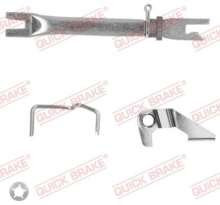 Brake Adjuster Left Chevrolet Aveo Sonic Spark Opel Corsa Kadett Daewoo Lanos Nubira (10253004-1L)