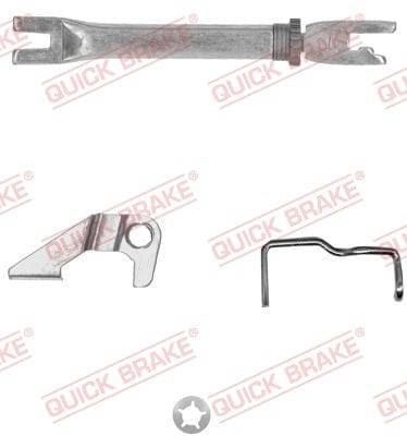 Brake Adjuster Right Chery QQ3 Chevrolet Spark Daewoo Matiz (10253014-1R)