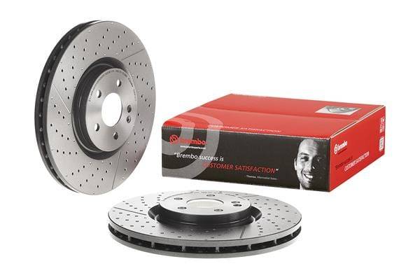 Brake Disc Front (2 In Box) Mercedes A45 Amg W176,W246,W242,C117,X117,X156 (Brembo 09B91311)