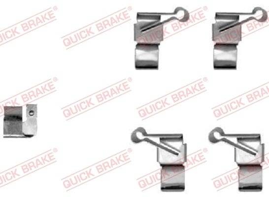 Accessory Kit Brake Pads FDB1854 ATE519 D3522 Right Cam Rhino Cmc Amandla Toyota Quantum (109-123...