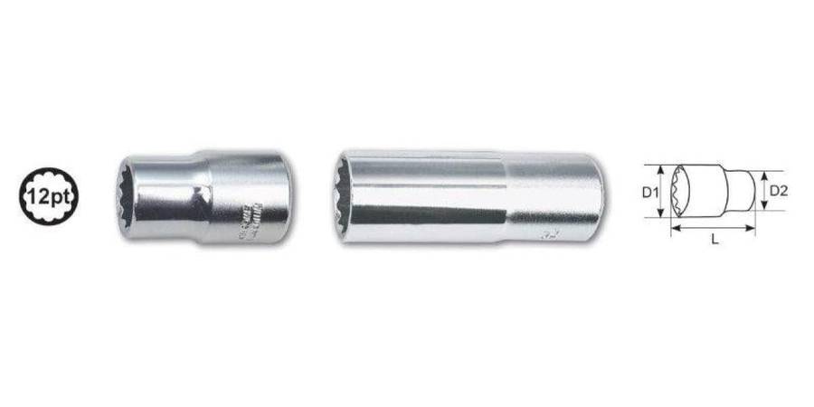 1/2 Drive X 17Mm 12 Point Deep Socket AMPRO T335567