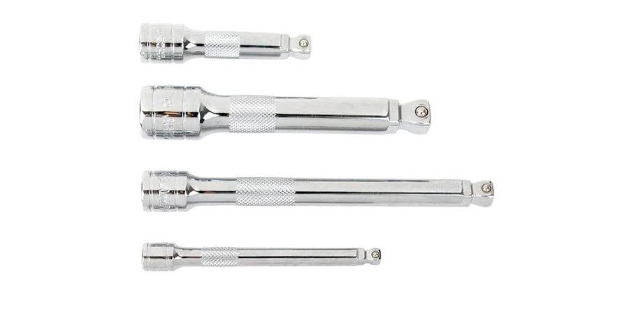 4Pc 2-Way Wobble Ext Set 1/4/1/2/3/8 AMPRO T11347