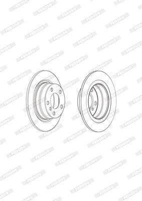 Brake Disc Solid Rear Bmw F20/ F21 (Single)