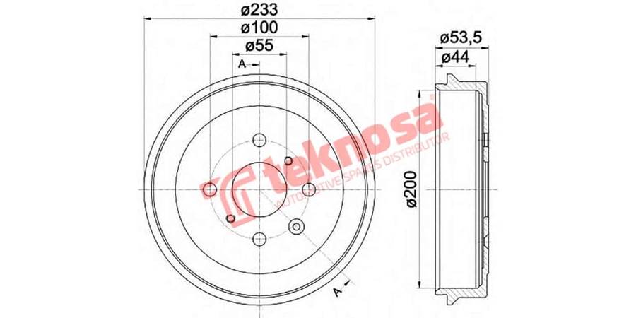 Brake Drum Toyota Aygo 11
