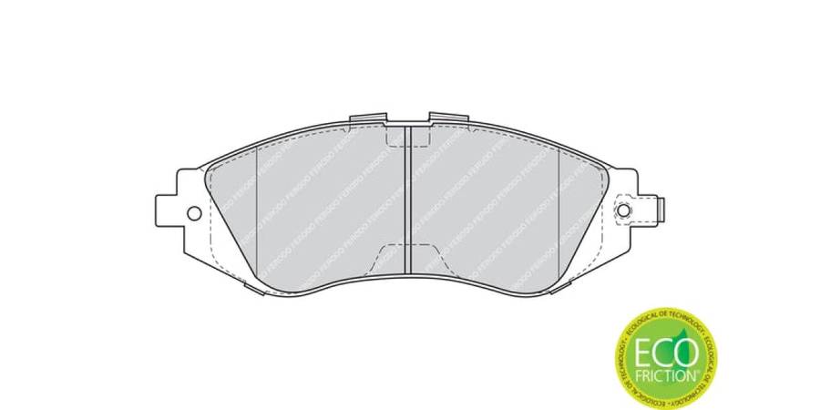 Brake Pads Front Chev Aveo (03 17) Optra (03 ) Vivant (03 ) Daewoo Cielo,Espero,Lanos,Nubira (95 ...