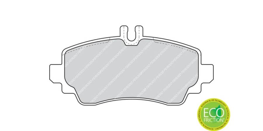 Brake Pads Front Mercedes A160,A190 [W168] (00 05) (FERODO FDB1303) (SET LH & RH Wheel)