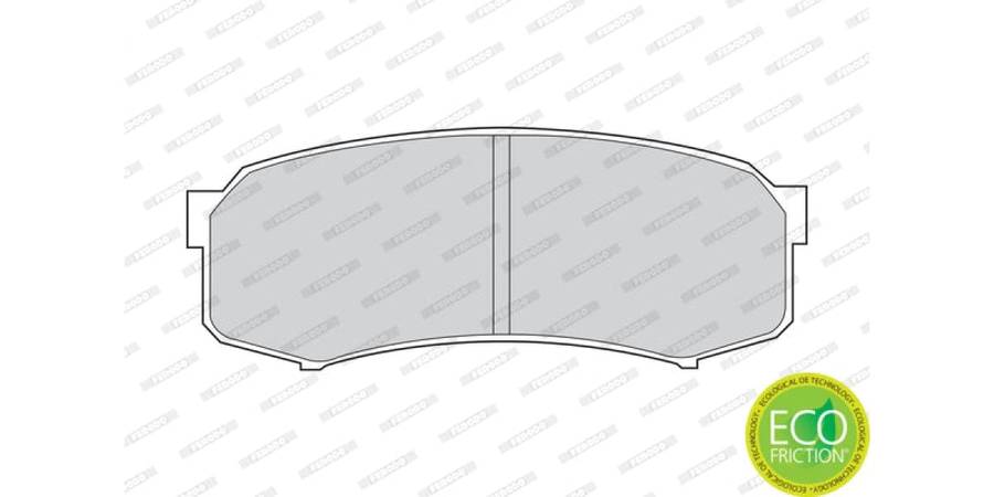 Brake Pads Rear Toyota Fortuner Gd 6 16 Prado 97 10, Fj Cruiser 11 (FERODO FDB1021) (SET LH & RH ...