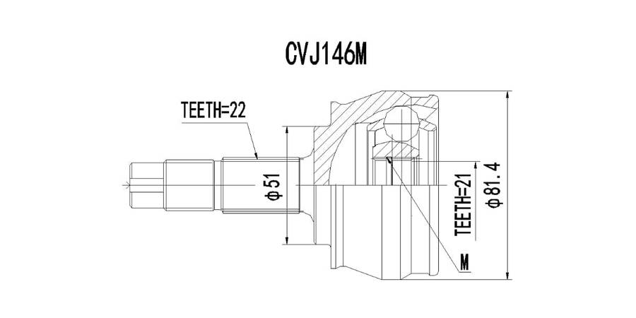 Outer Cv Joint Fiat Grande Punto 1.2,Fiat Punto 2004-2009