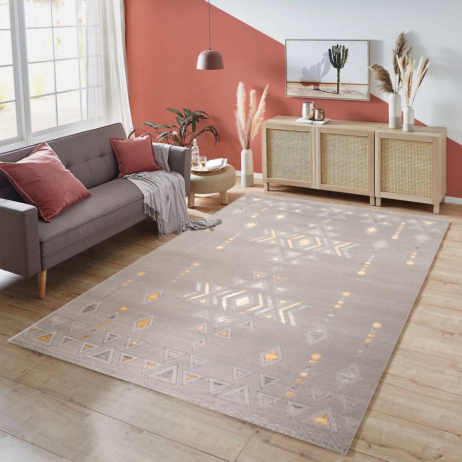 Alin Fenyra Grey Modern Area Rug
