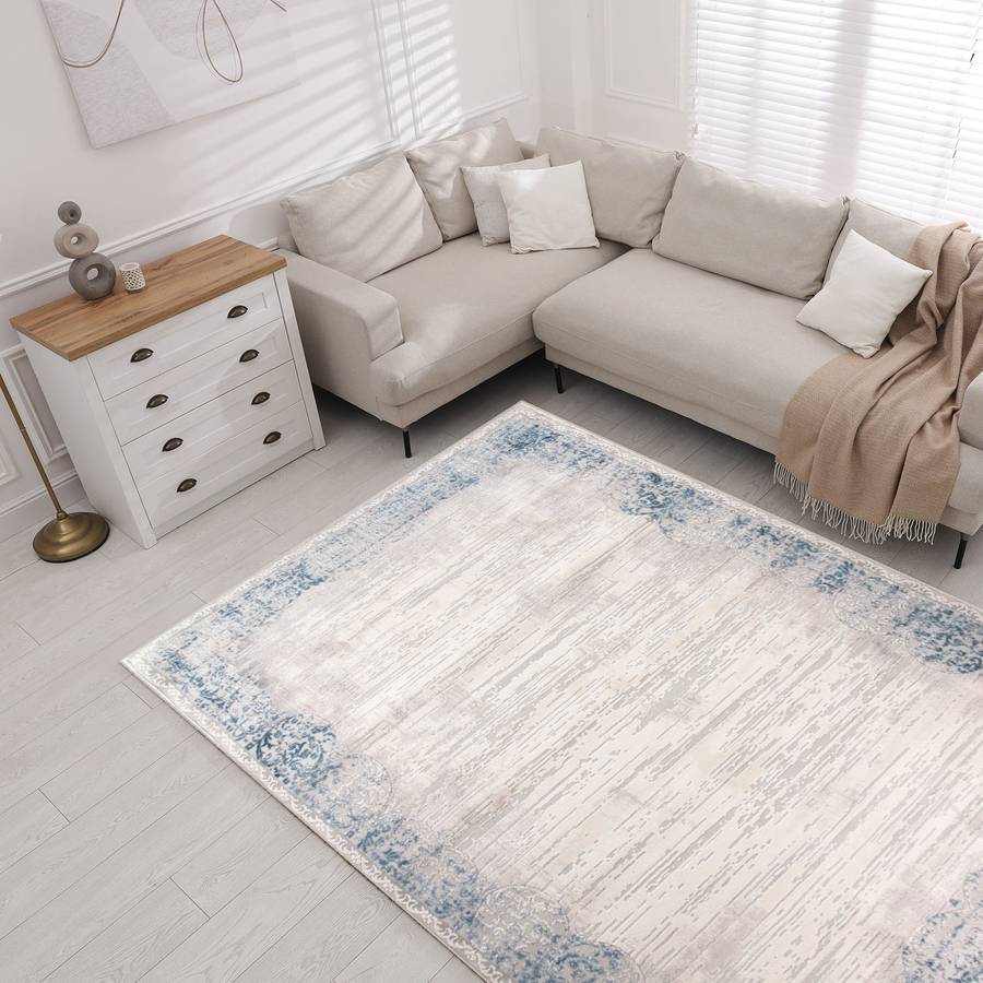 Rainbow Astrell Grey Modern Area Rug