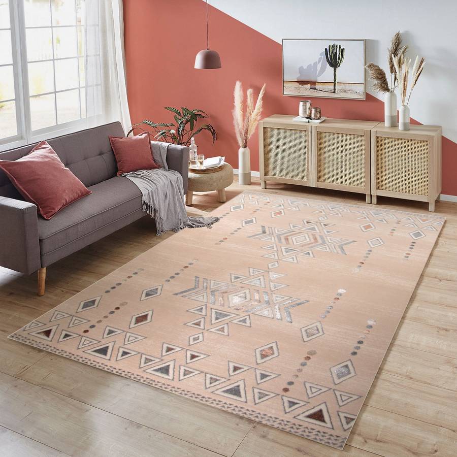 Alin Rovian Beige Modern Area Rug