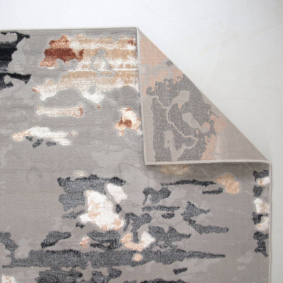 Alin Celunor Grey Modern Area Rug