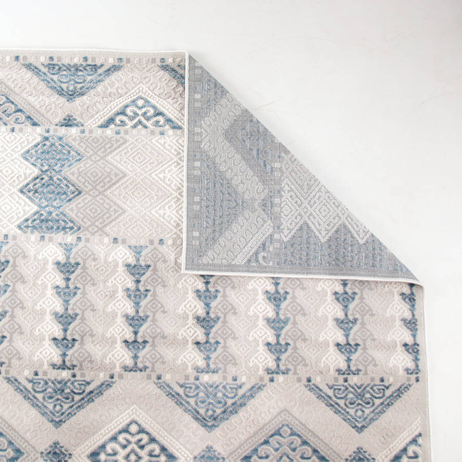 Rainbow Orivion Grey Modern Area Rug