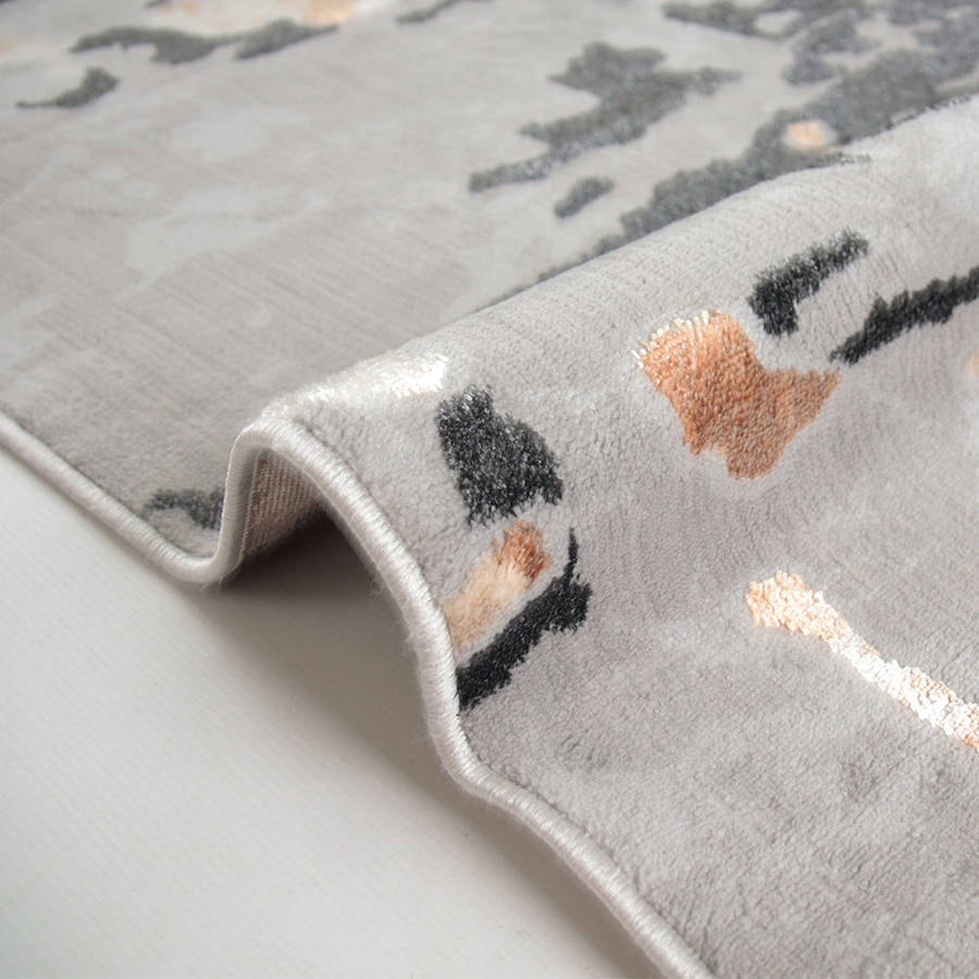 Alin Celunor Grey Modern Area Rug