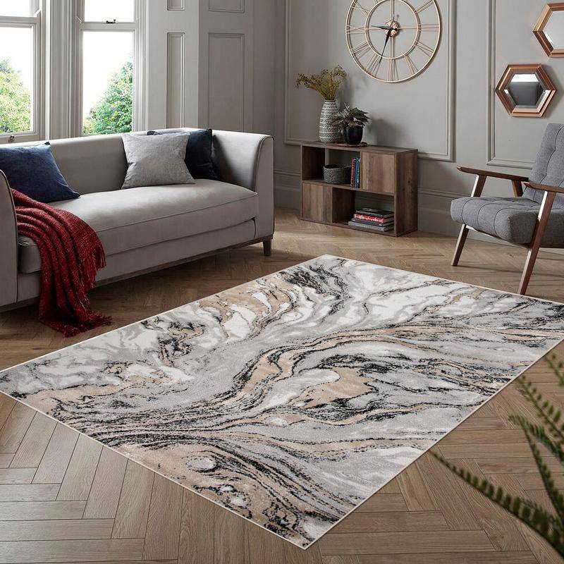 Diamond Black Rug - C1886
