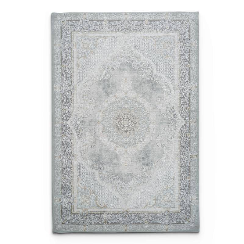 Amber Cream Grey Rug - 31102B