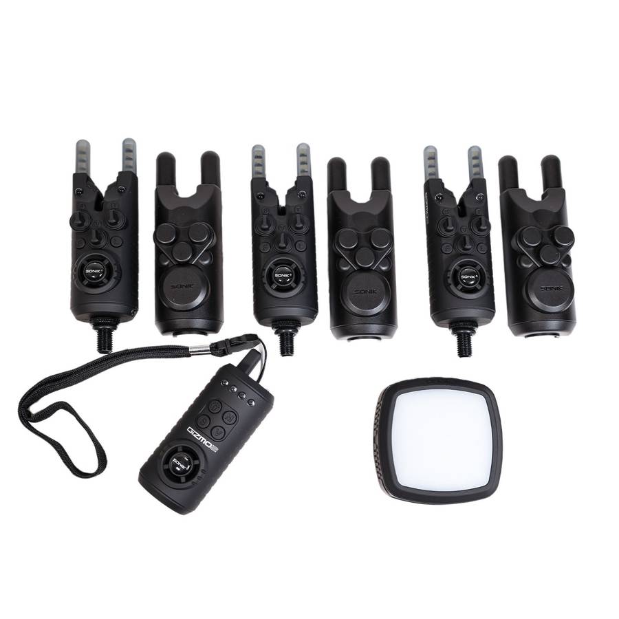 Sonik Gizmo2 4+1 Alarm + Bivvy Lamp Set