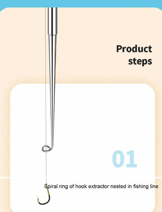 Fish On Stainless Steel Fishing Hook Remover Tool Stainless Steel