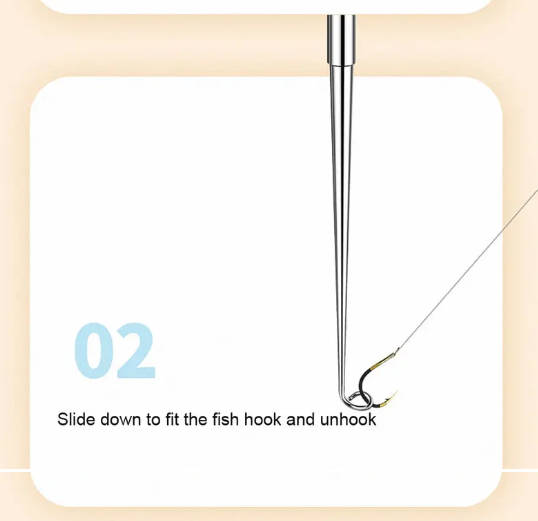 Fish On Stainless Steel Fishing Hook Remover Tool Stainless Steel