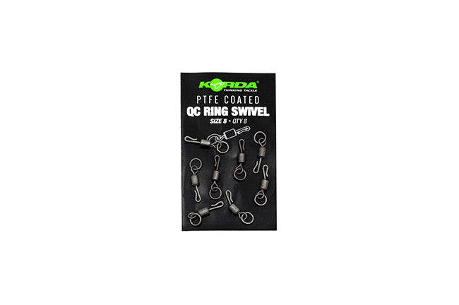 Korda PTFE Quick Change Swivel - #11 QTY 8