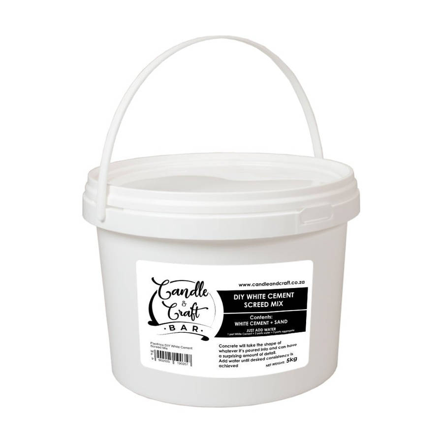 DIY White Cement Screed Mix