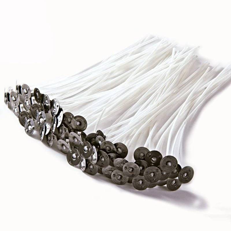 Pre-Waxed & Tabbed Candle Wicks - 1.5mm x 10cm - 100 Piece